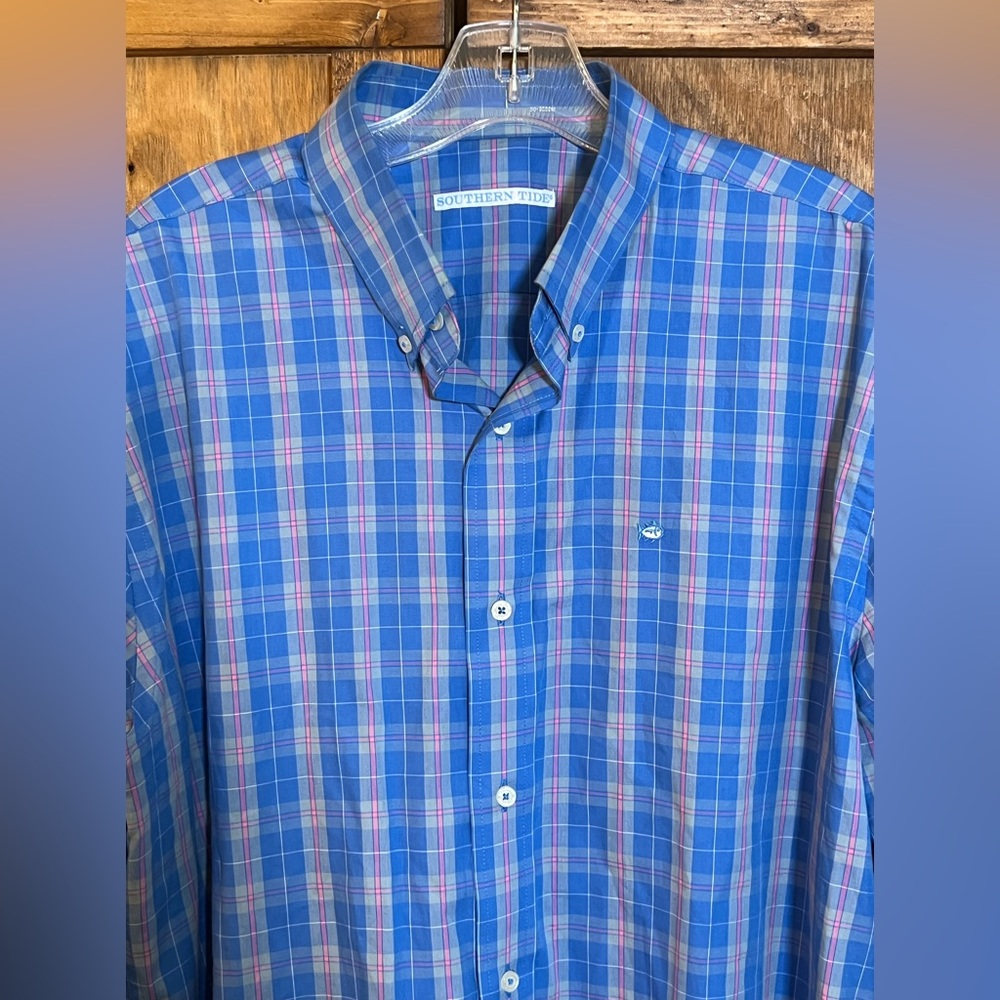 EUC‎ Mens Southern Tide Button Down Collar Shirt Size Large